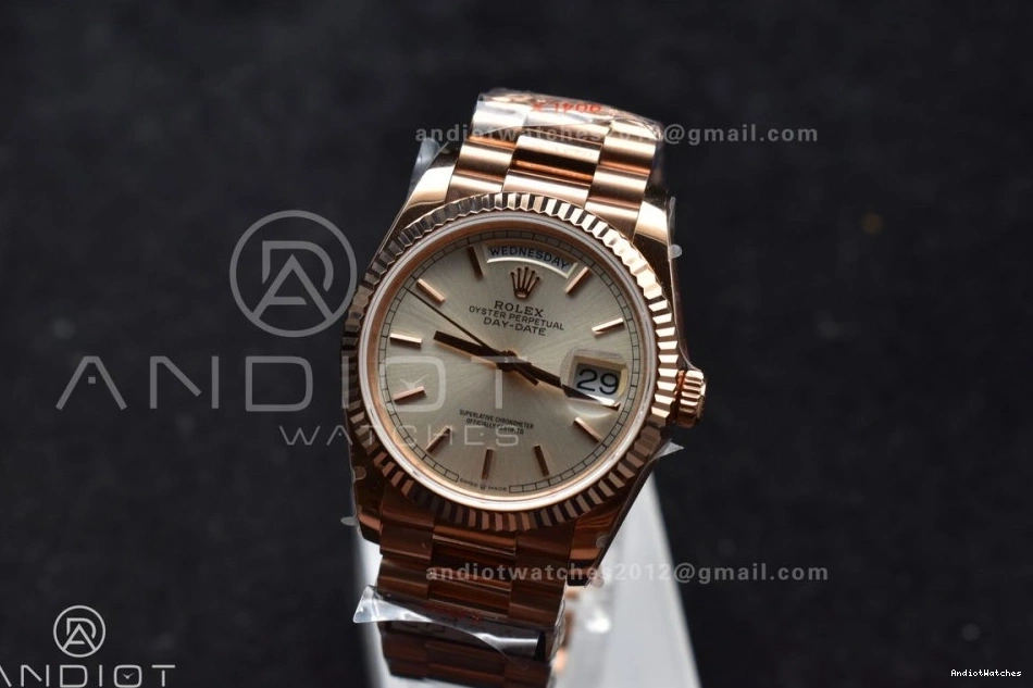 V5 DayDate Best (Gain FastDry 904L Edition 670 Steel QF Bracelet Silver vr3255 RG Weight) President Dial 36 on 0217